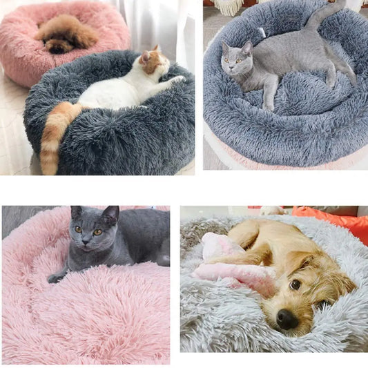 Comfortable Donut Dog Or Cat Bed.